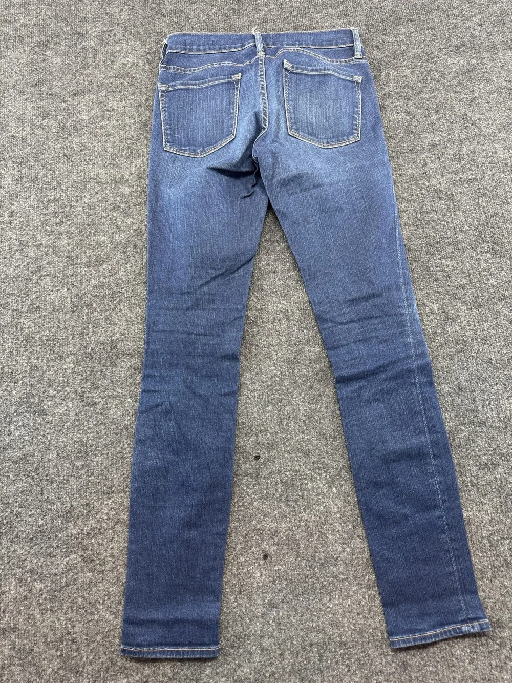 FRAME Jeans Womens 26 Blue Medium Wash Le Skinny De Jeanne Stretch Denim Pants